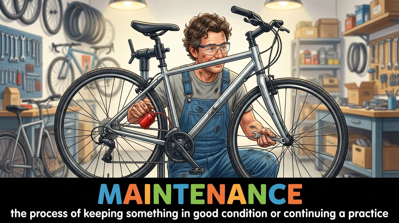 English Illustration for maintenance